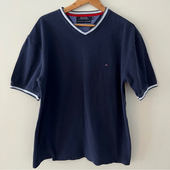 Tommy Hilfiger Men’s Size XL Navy Sweater Top - Picture 1 of 7